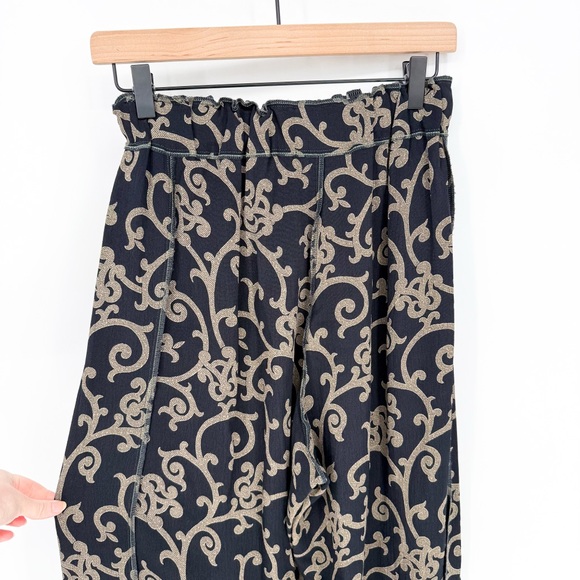 Vintage Nothing Matches Artsy Mixed Print Lagenlook Straight Leg Pants Size 1 - Picture 7 of 12